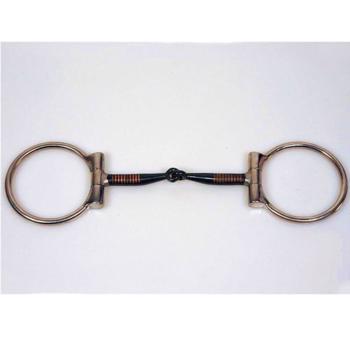 Western D-Ring Snaffle Bit w/ Sweet Iron Mouth Piece